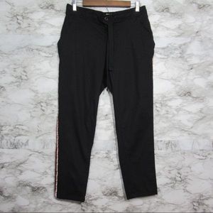 Levi’s Y2K Black Cropped Chino Pants Side Stripe Size 29